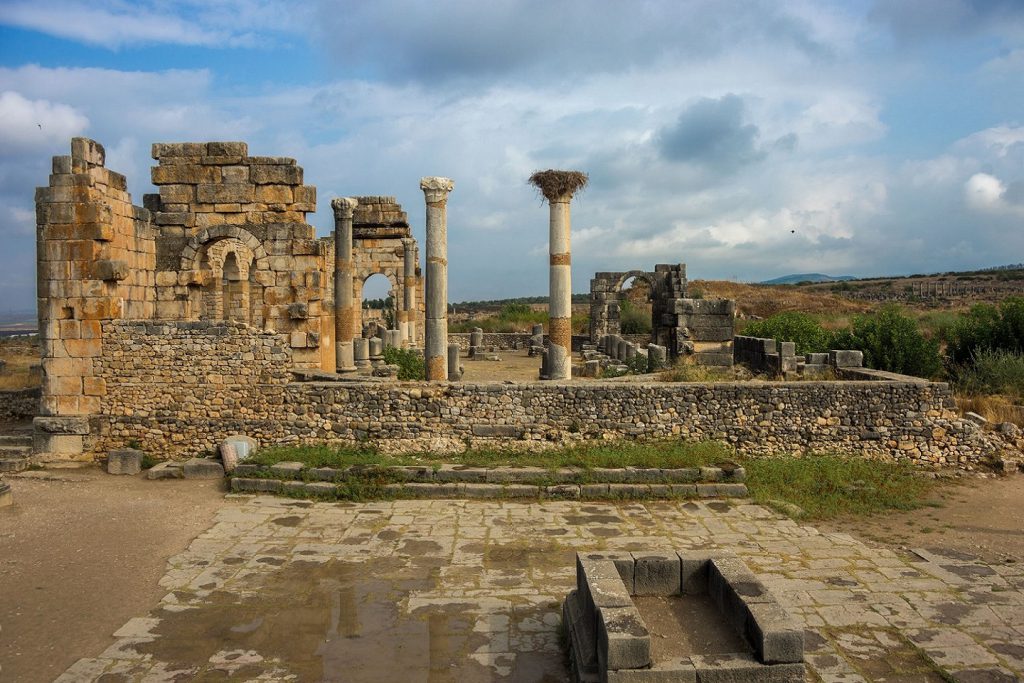 Volubilis ruins in Morocco