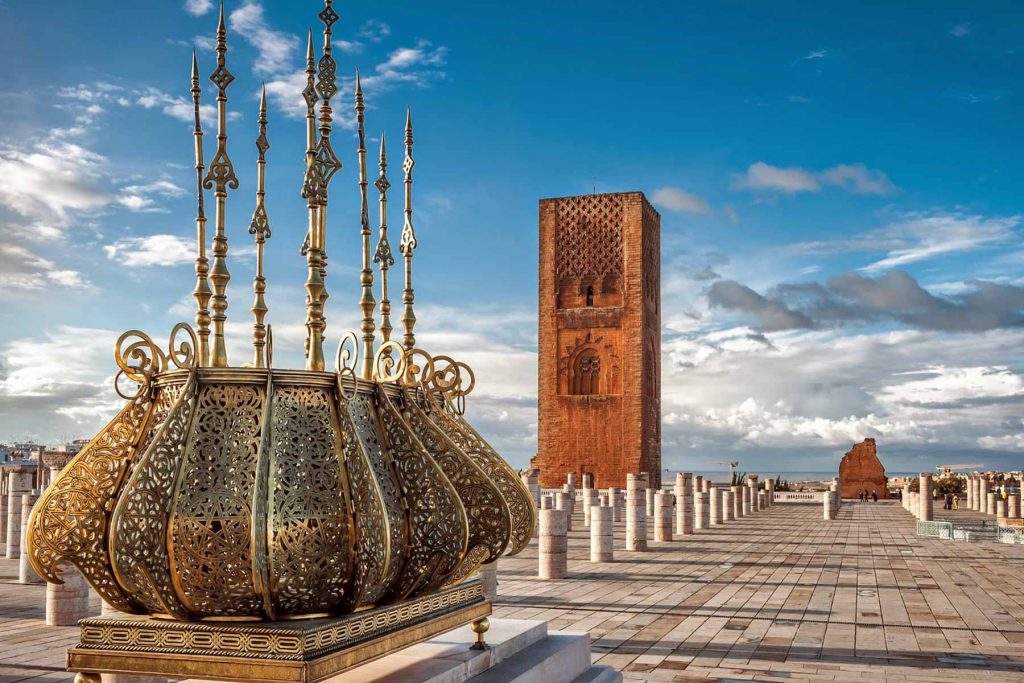 Hssan tower in Rabat Morocco