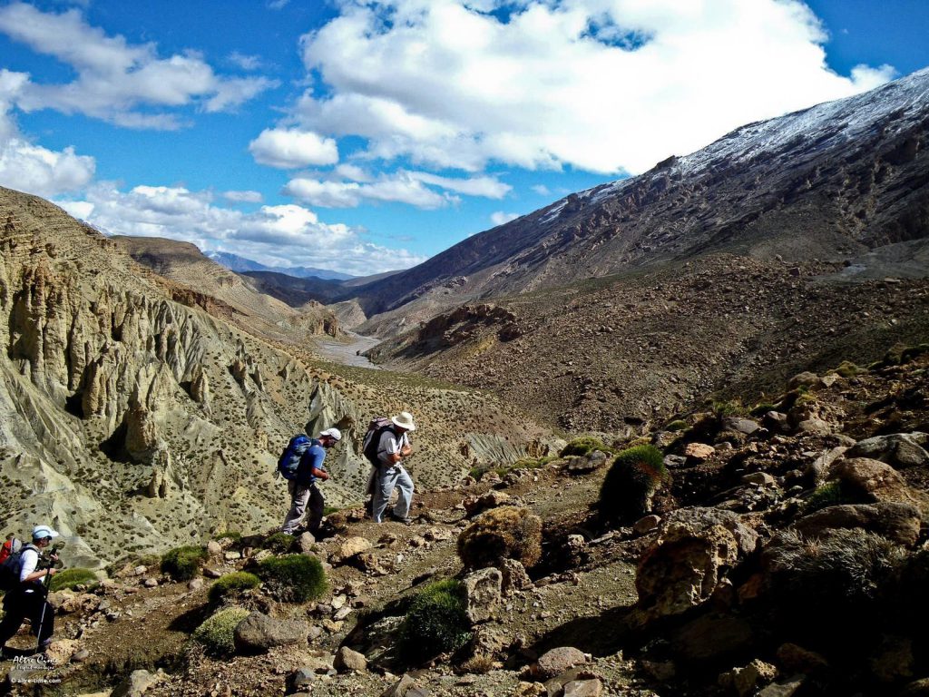 hiking in Morocco-toubkal ascent