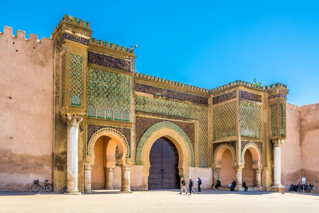 Bab Al Mansour in Meknes Morocco