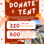 There is help. But everyone still lives in tents